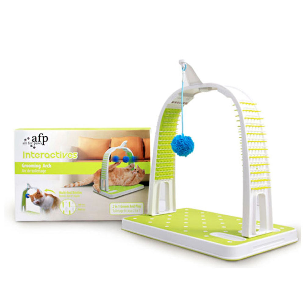 Paw & Haven™ Brush & Play Cat Grooming Arch — view 2