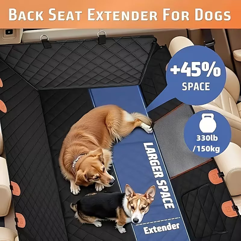 Paw & Haven hard-base backseat protector — view 3