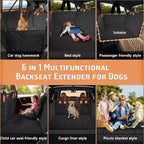 Paw & Haven hard-base backseat protector — view 4