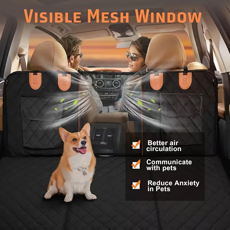 Paw & Haven hard-base backseat protector — view 5